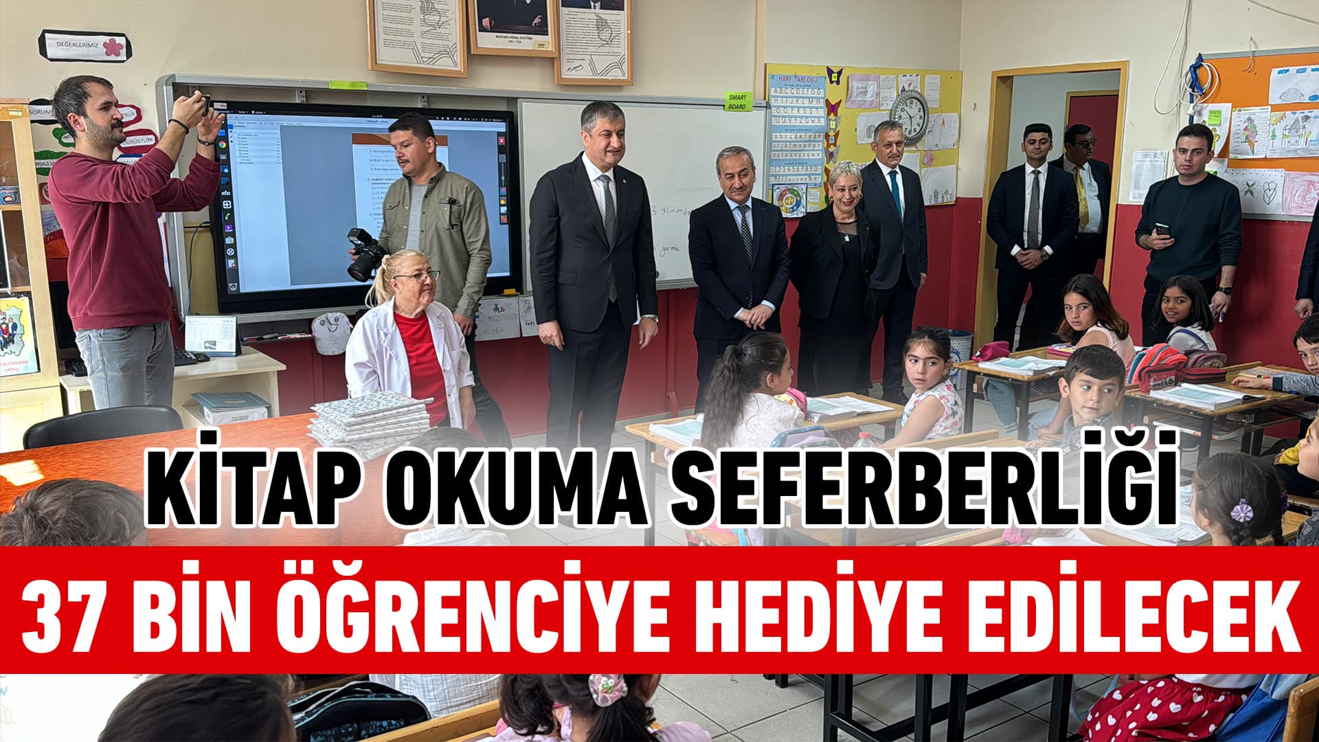 Karabük'te okuma seferberliği kapsamında 37 bin öğrenciye kitap hediye edilecek
