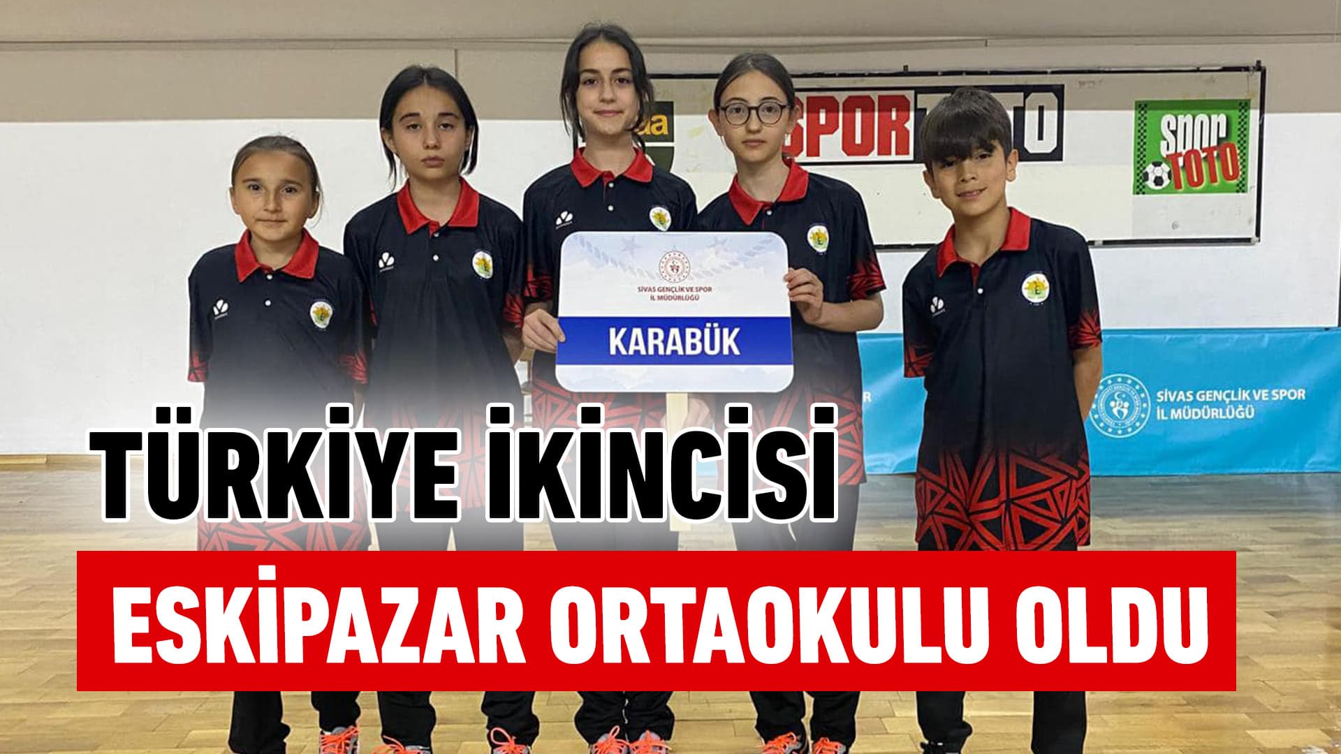 Eskipazar Ortaokulu Türkiye İkincisi Oldu
