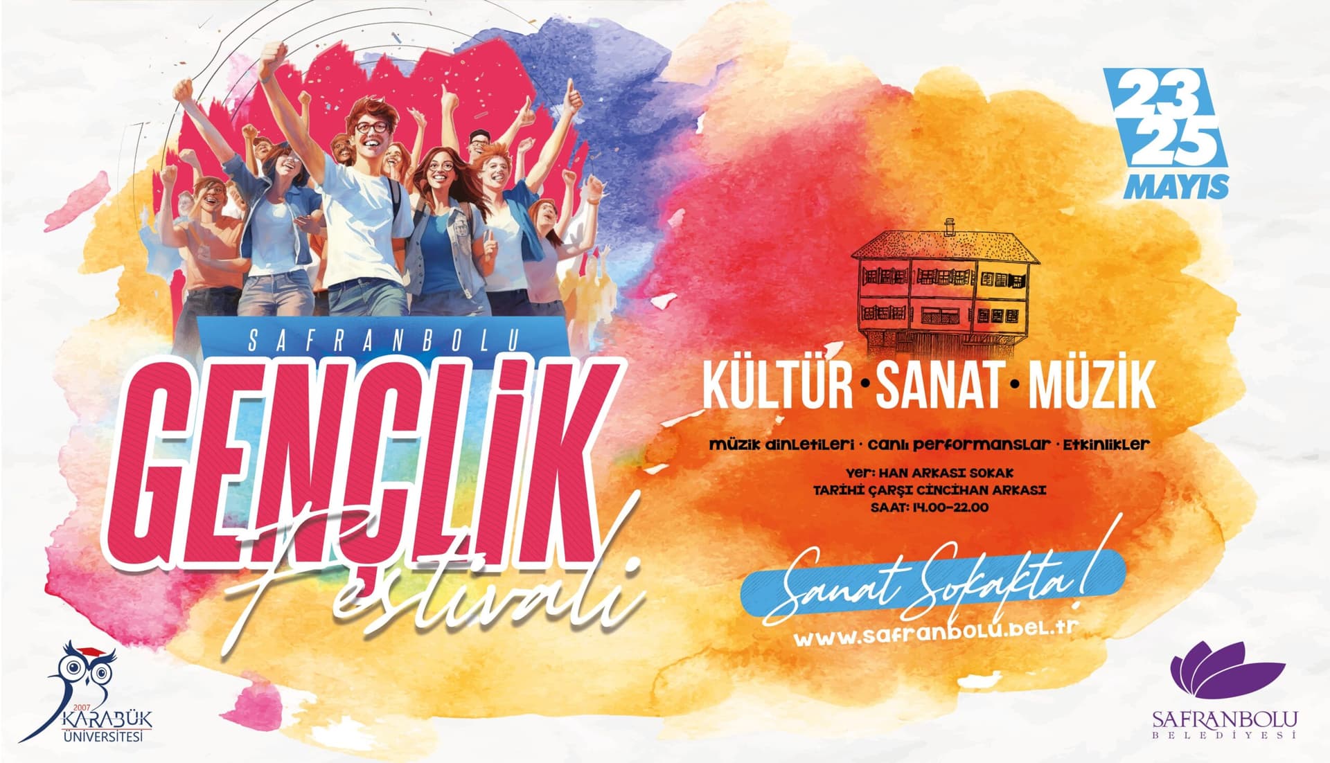 Safranbolu'da Gençlik Festivali 23 Mayıs’ta Başlıyor