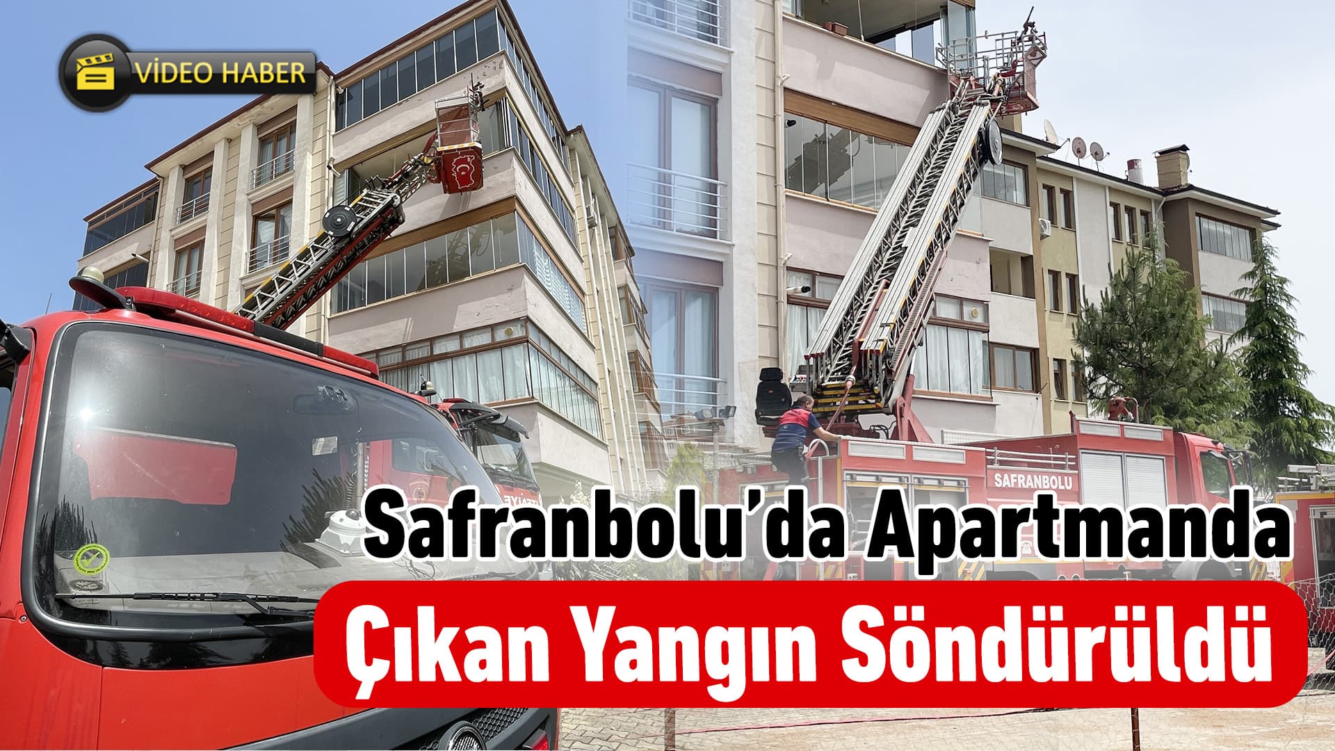 Safranbolu'da Apartman Dairesinde Çıkan Yangın Söndürüldü