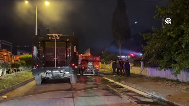 Samsun'daki fabrika yangını kontrol altına alındı