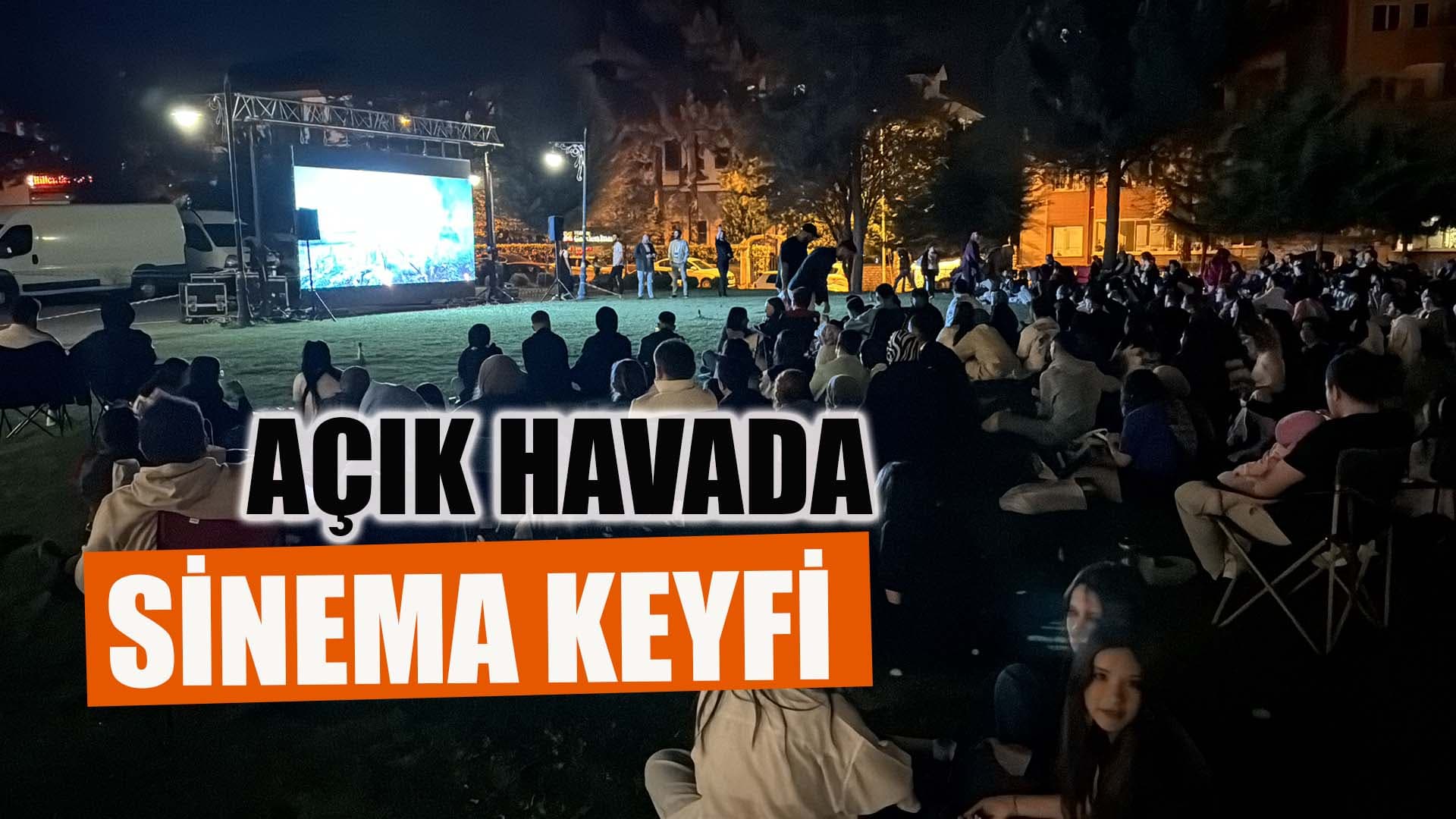Safranbolu'da "Açık Hava Sinema Geceleri" etkinliği yapıldı