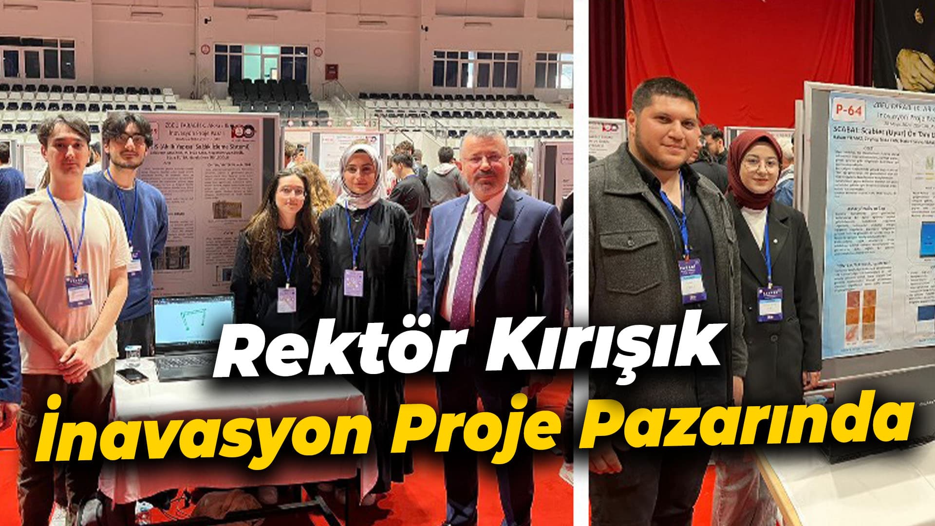 Rektör Kırışık, Farabi IX. Ar-Ge ve İnovasyon Proje Pazarı’na Katıldı
