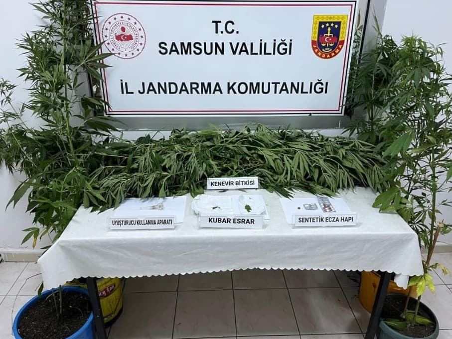 Samsun'da uyuşturucu operasyonunda 6 kişi yakalandı