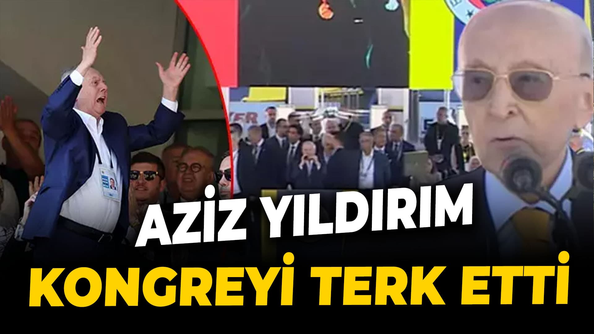Aziz Yıldırım Kongreyi Terk Etti ve Tepki Gösterdi