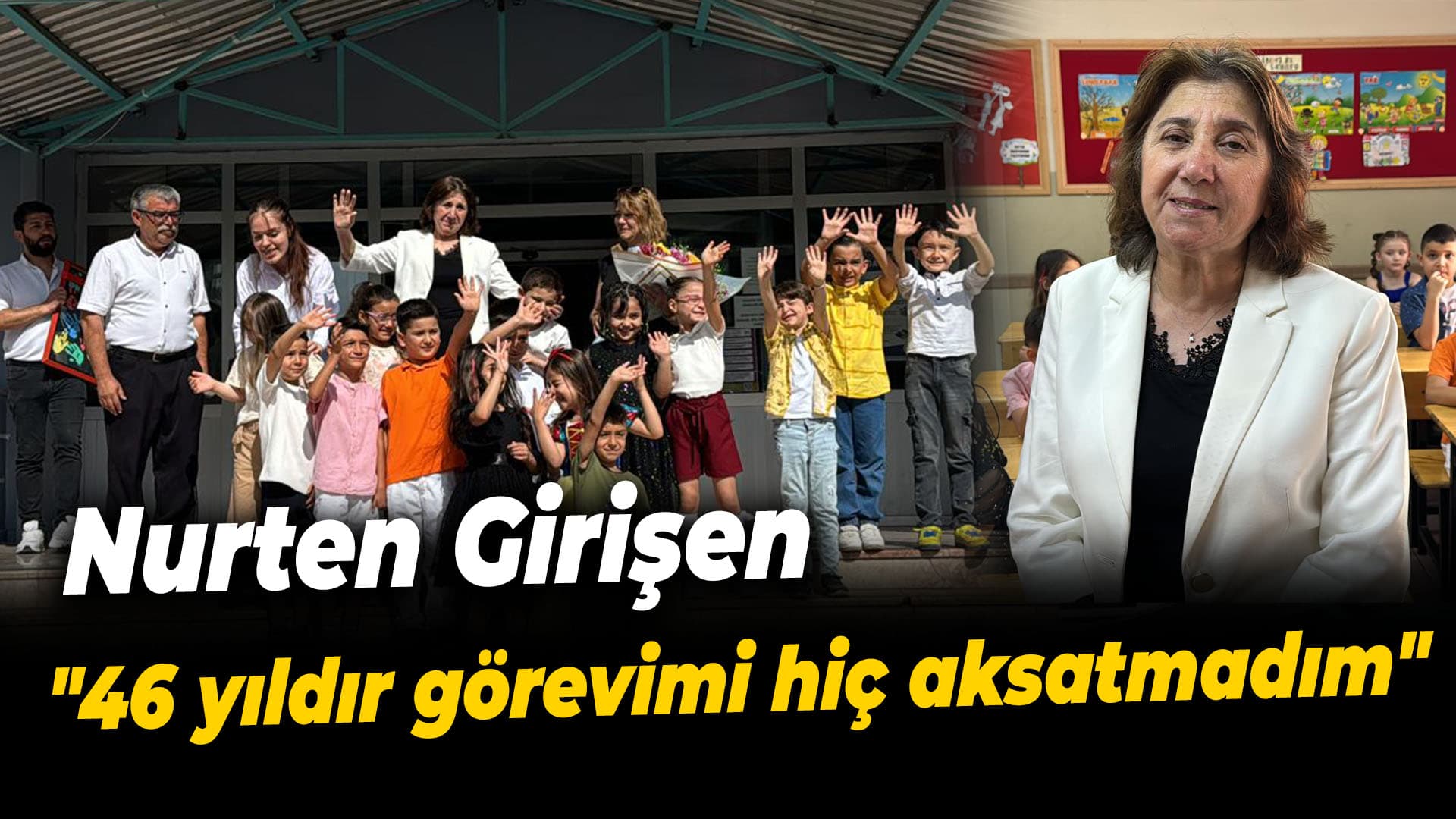 Karabük'te 46 Yıllık Öğretmene Duygulandıran Veda