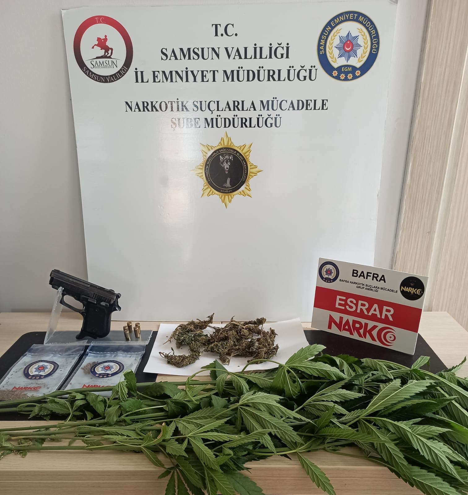Samsun'da uyuşturucu operasyonunda bir şüpheli yakalandı