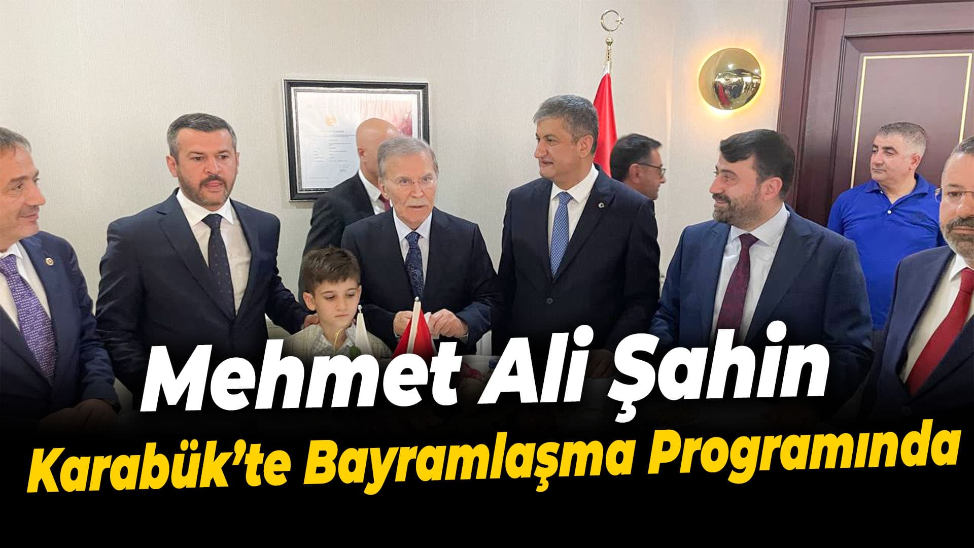Cumhurbaşkanlığı YİK Üyesi Şahin, Karabük'te bayramlaşma programına katıldı