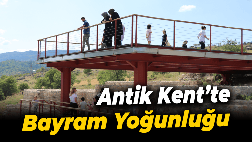 Bayramda Karabük'teki antik kenti ziyaret edenler tarihle iç içe vakit geçirdi