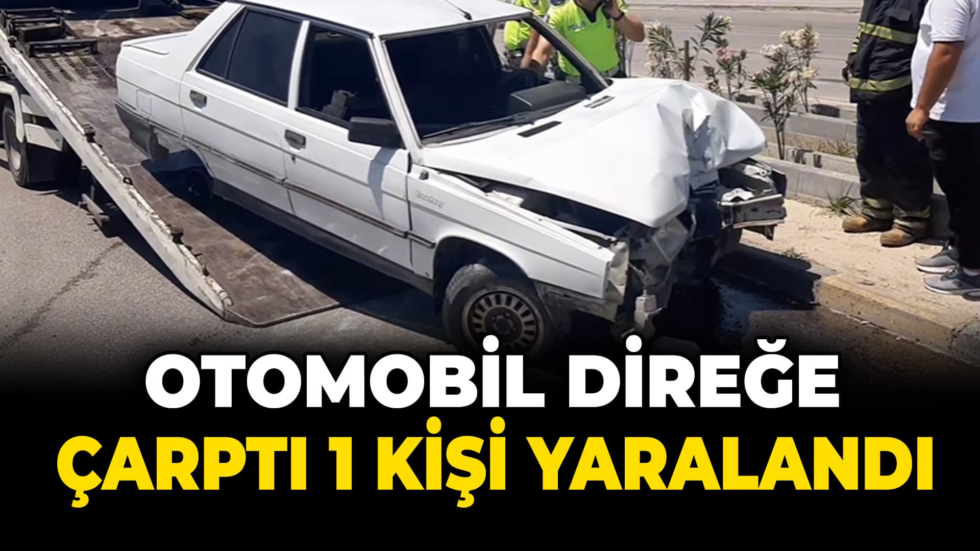 Karabük'te Otomobil Aydınlatma Direğine Çarptı: 1 Yaralı