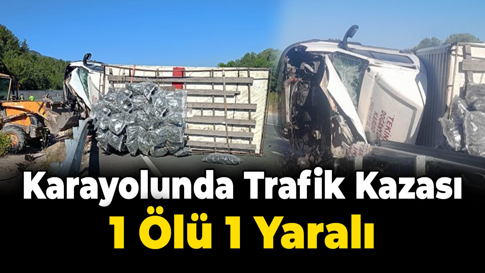 Karabük-Kastamonu Karayolunda Trafik Kazası: 1 Ölü, 1 Yaralı