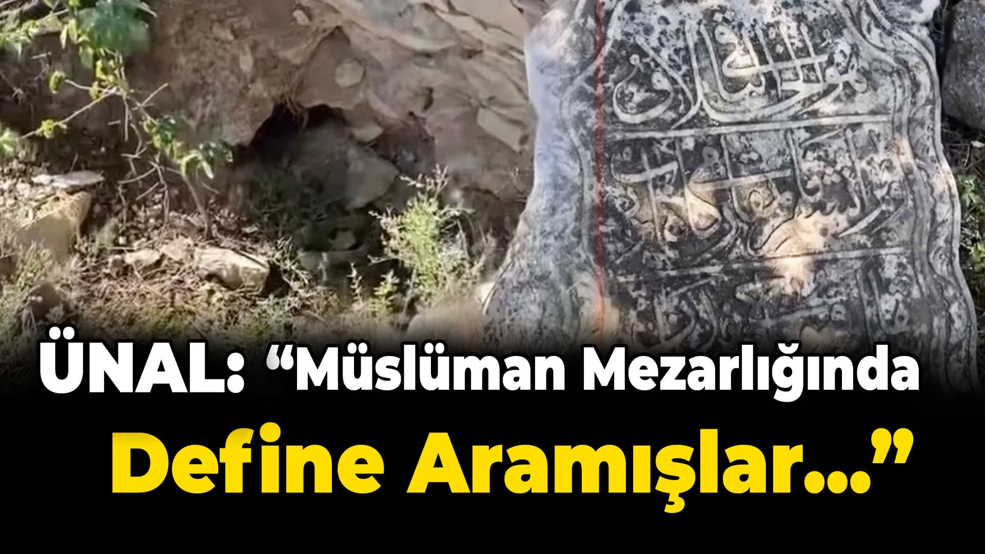 Safranbolu Kent Mezarlığında Define Aranıyor
