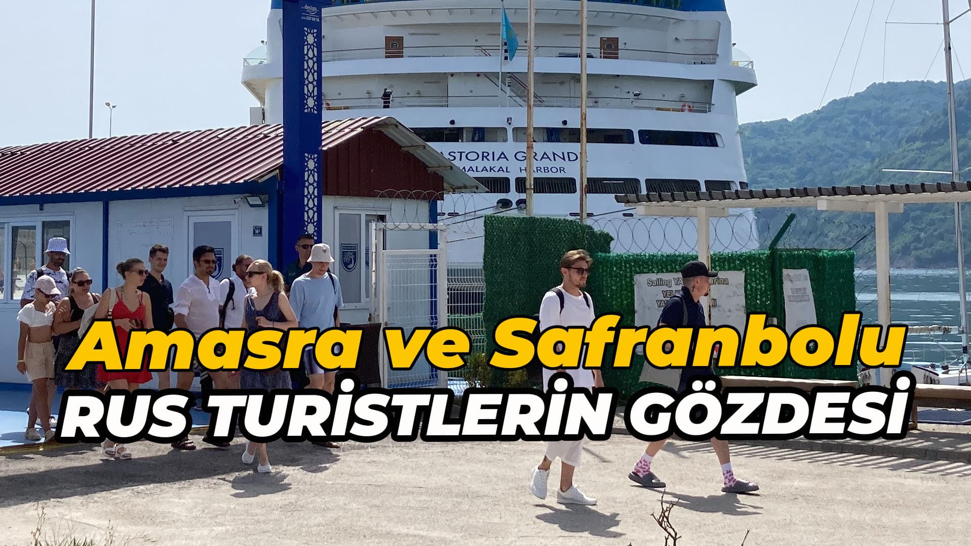 "Astoria Grande" kruvaziyeri 995 yolcusuyla Amasra'ya geldi