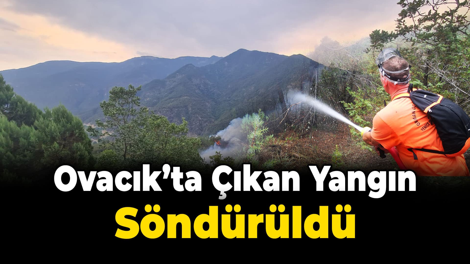 Karabük'te çıkan orman yangınına müdahale edildi