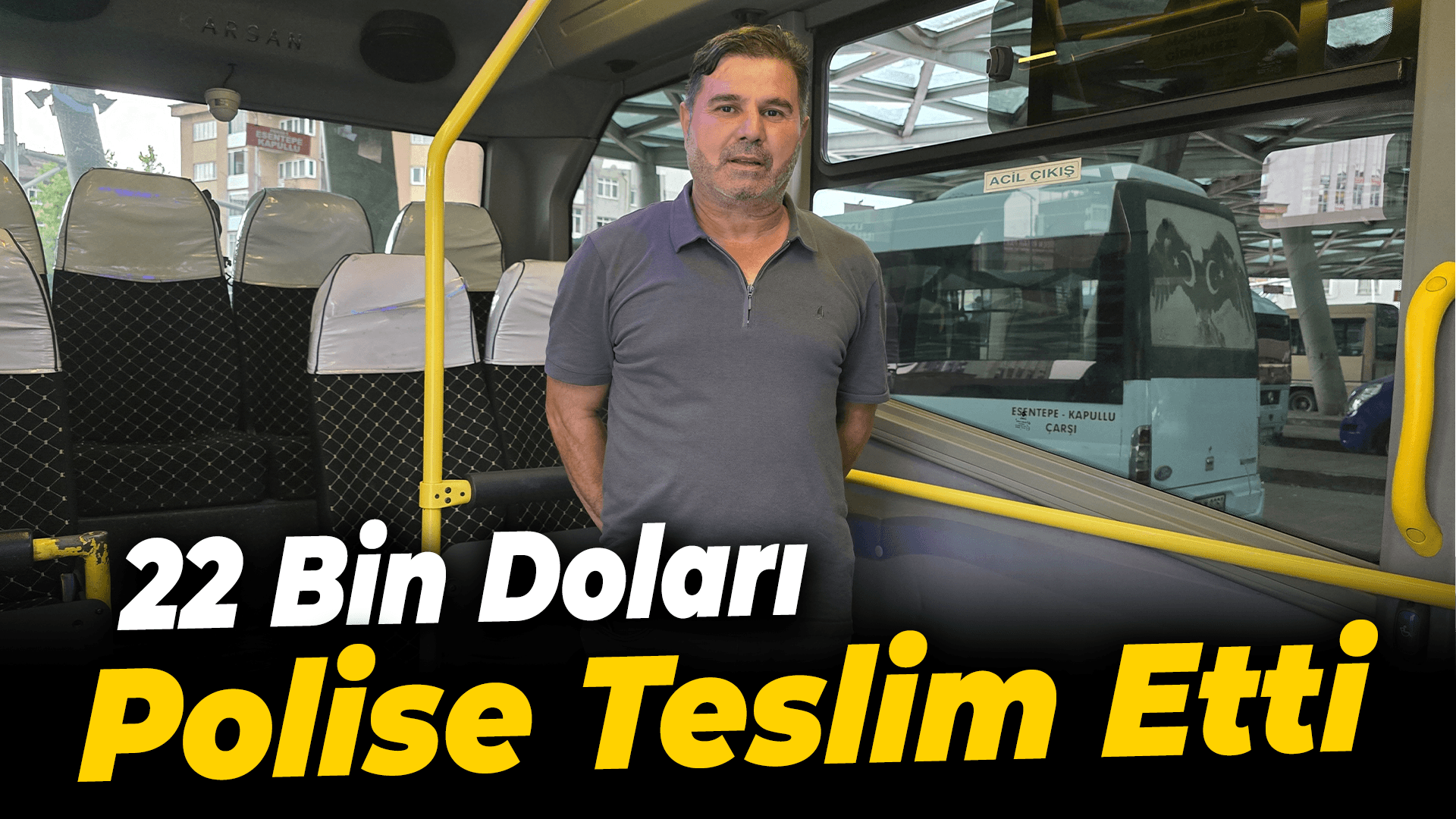 Karabük'te minibüs şoförü aracında bulduğu 22 bin doları polise teslim etti