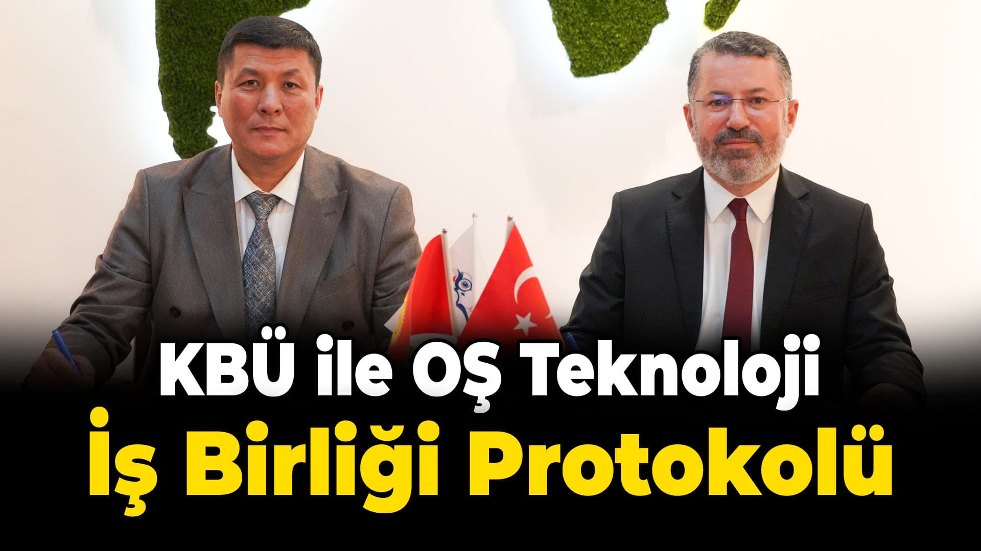 KBÜ ile Oş Teknoloji Üniversitesi Arasında İş Birliği Protokolleri İmzalandı