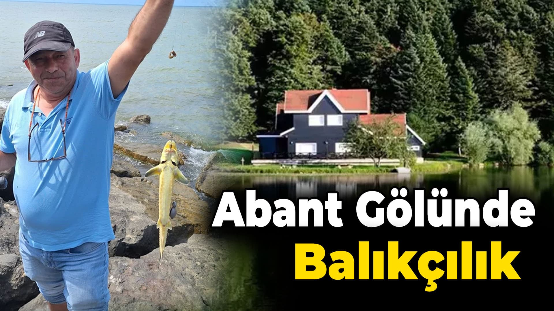 Karabük'ten Amatör Balıkçılar Abant Gölünde