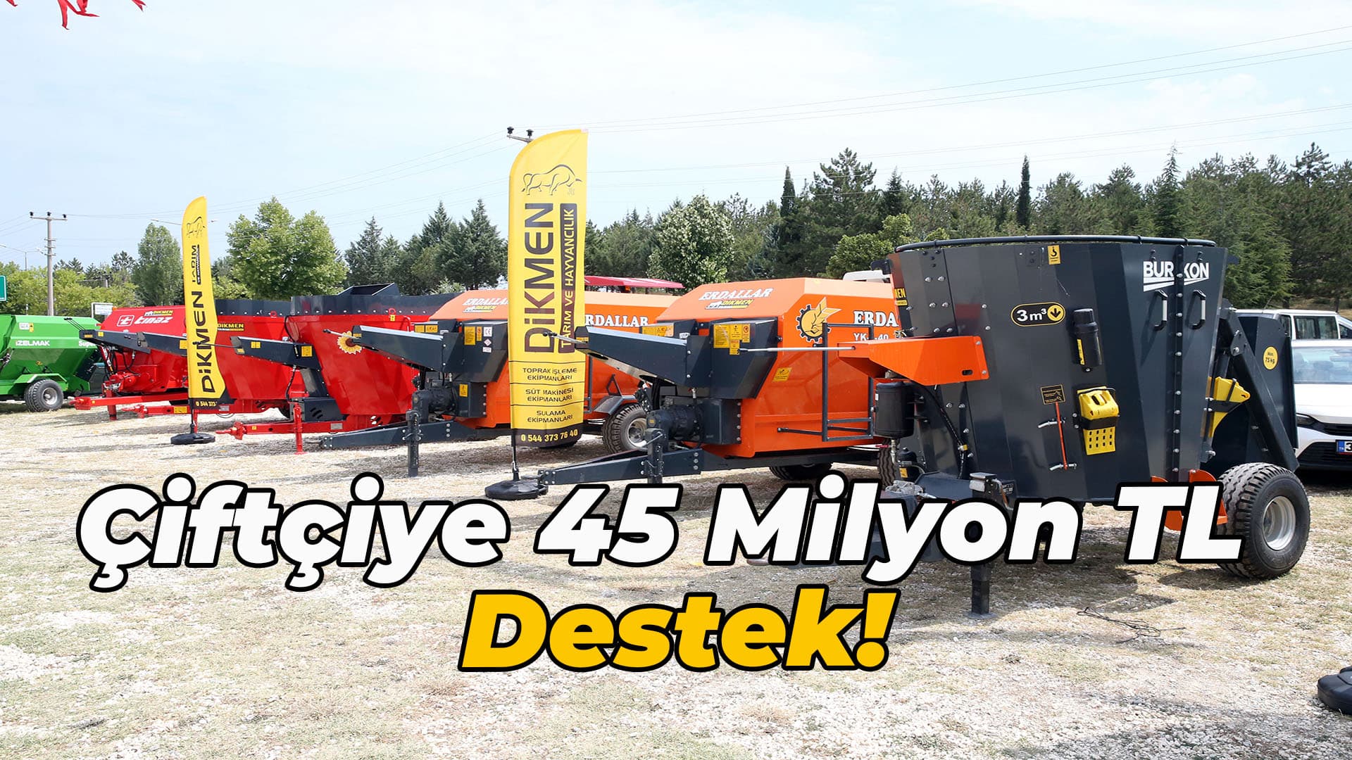 Taşköprü'ye Hibe Destekle 215 Makine ve Ekipman Alındı