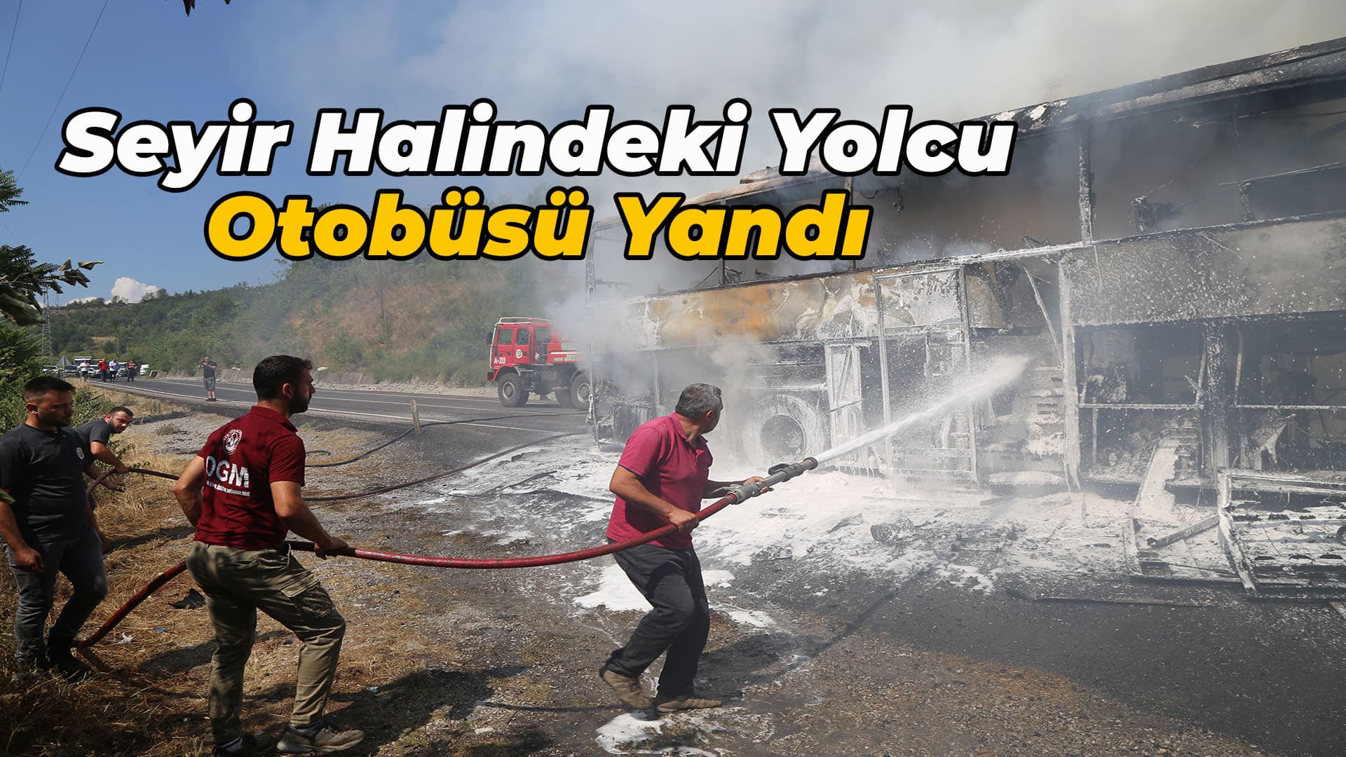 Şoför fark etti ve faciadan dönüldü