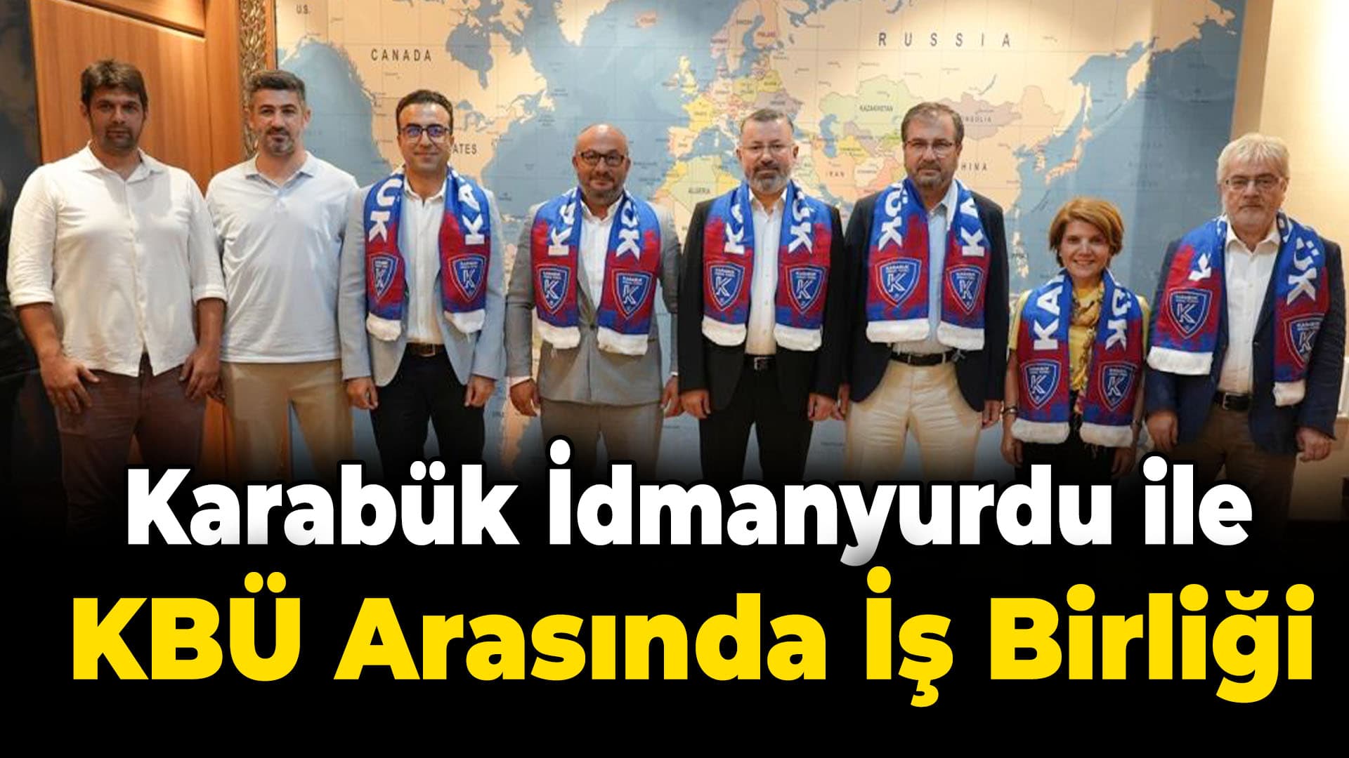 KBÜ ve Karabük İdman Yurdu SK Arasında İş Birliği Protokolü İmzalandı