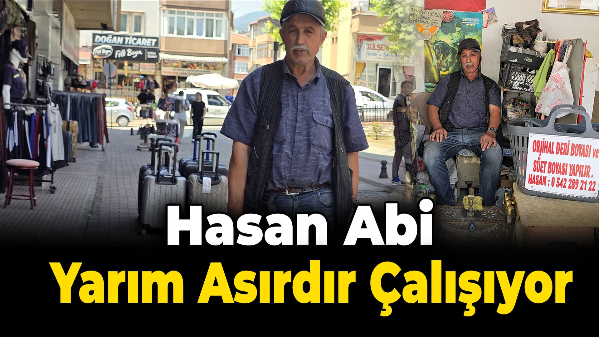 Safranbolu'nun "Hasan abisi" yarım asrı aşkın müşterilerinin ayakkabılarını parlatıyor