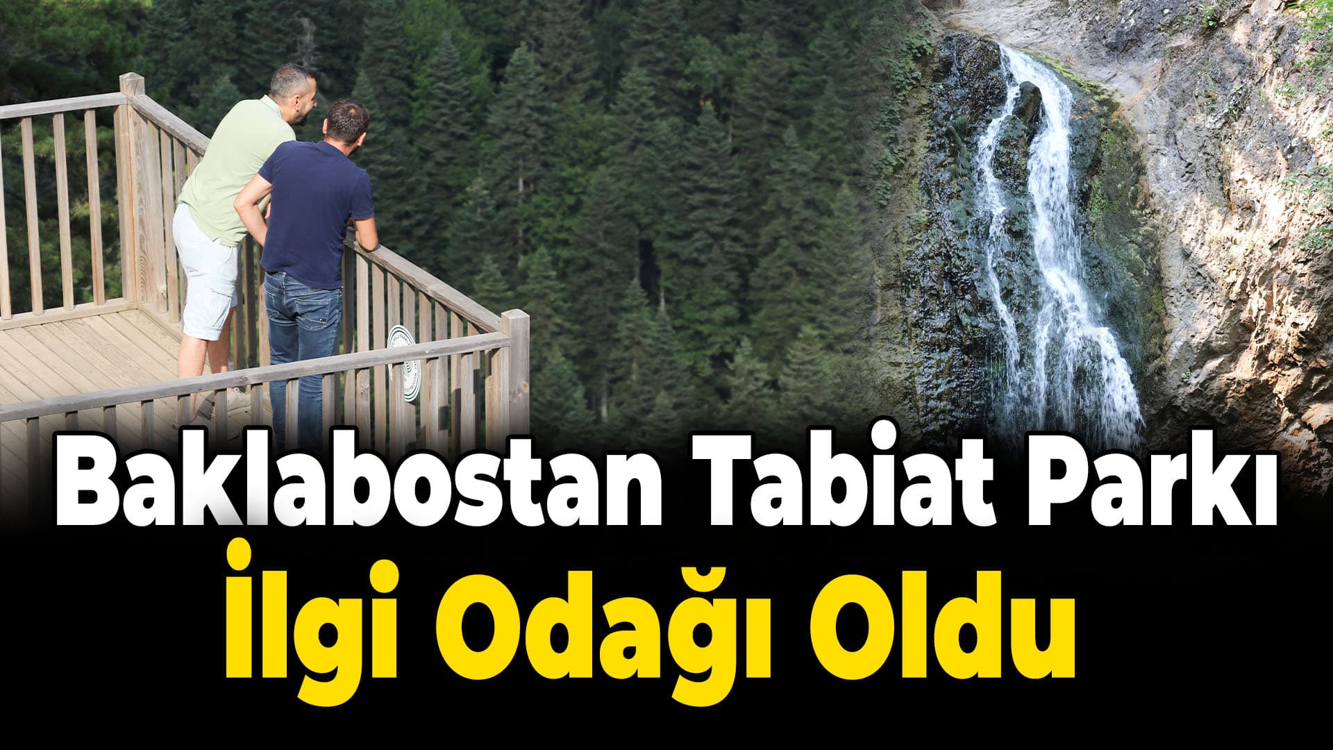 Baklabostan Tabiat Parkı ziyaretçilerini ağırlıyor