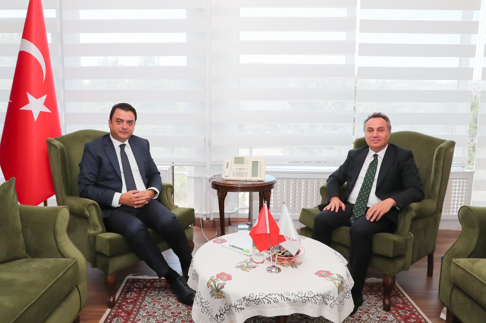 TOGÜ Rektörü Yılmaz'dan ve Vali Köklü'ye ziyaret