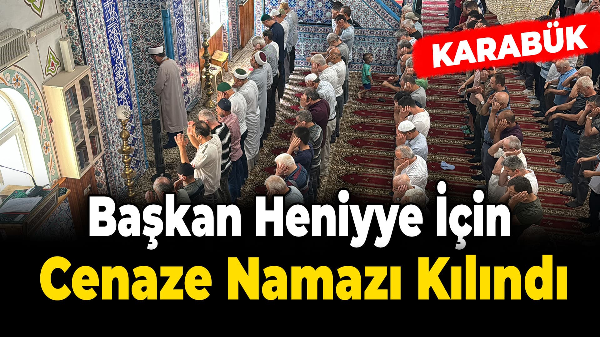 Karabük'te Hamas Siyasi Büro Başkanı Heniyye için gıyabi cenaze namazı kılındı