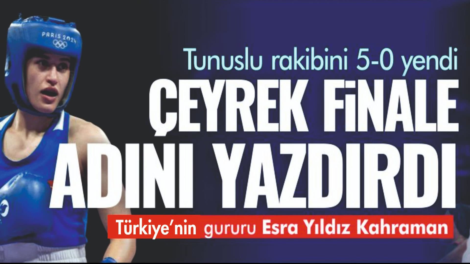 Tunuslu rakibini 5-0 yendi! Esra çeyrek finale adını yazdırdı