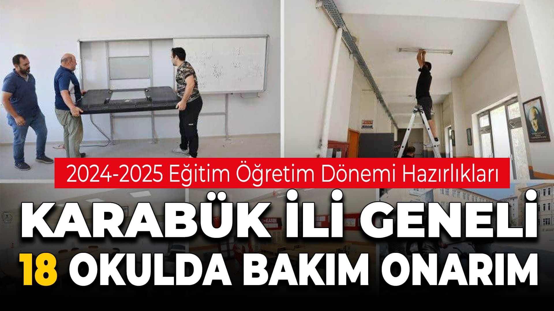 Okullar yeni döneme hazırlanıyor