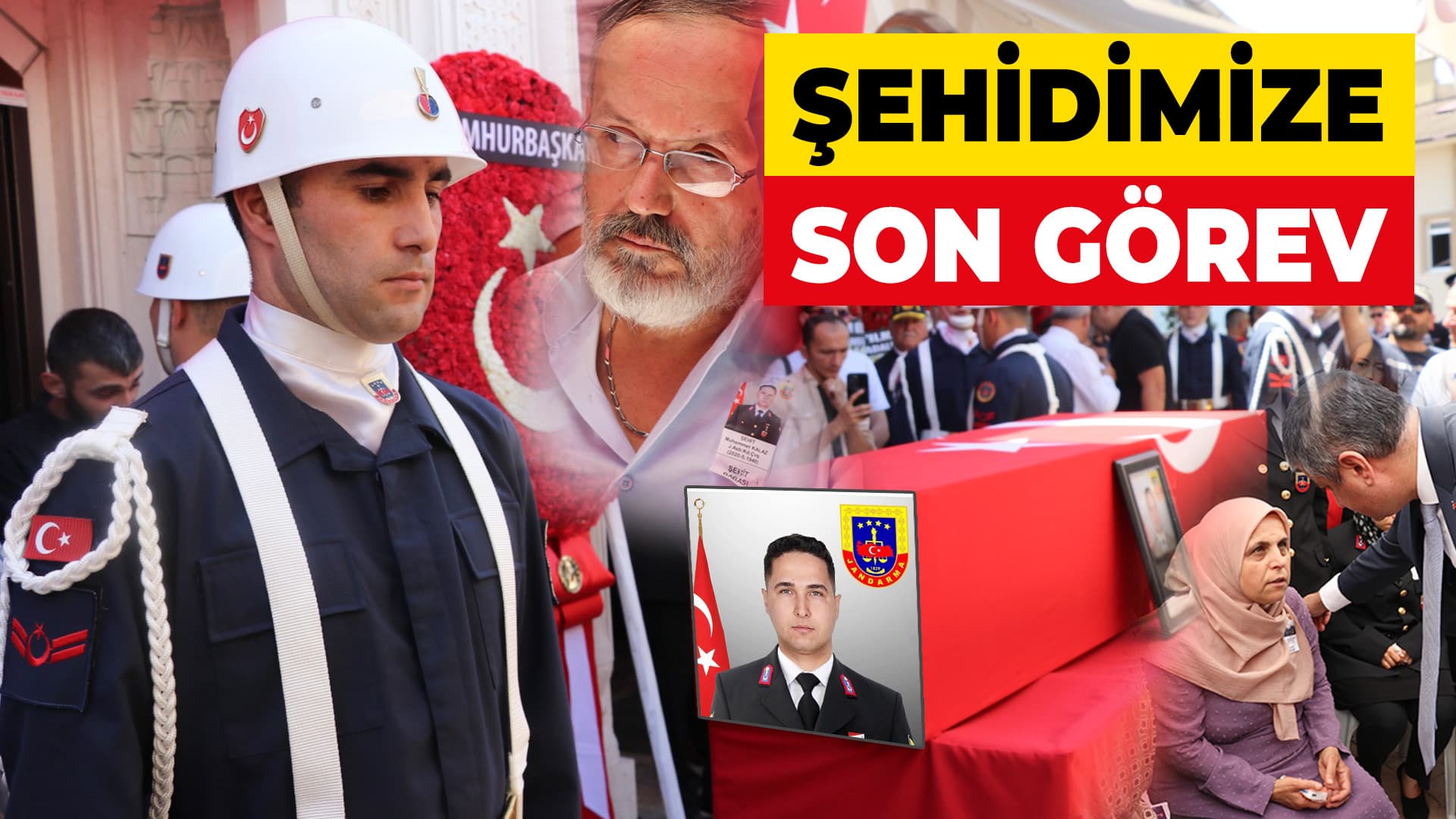 Şehidimiz son yolculuğuna uğurlandı