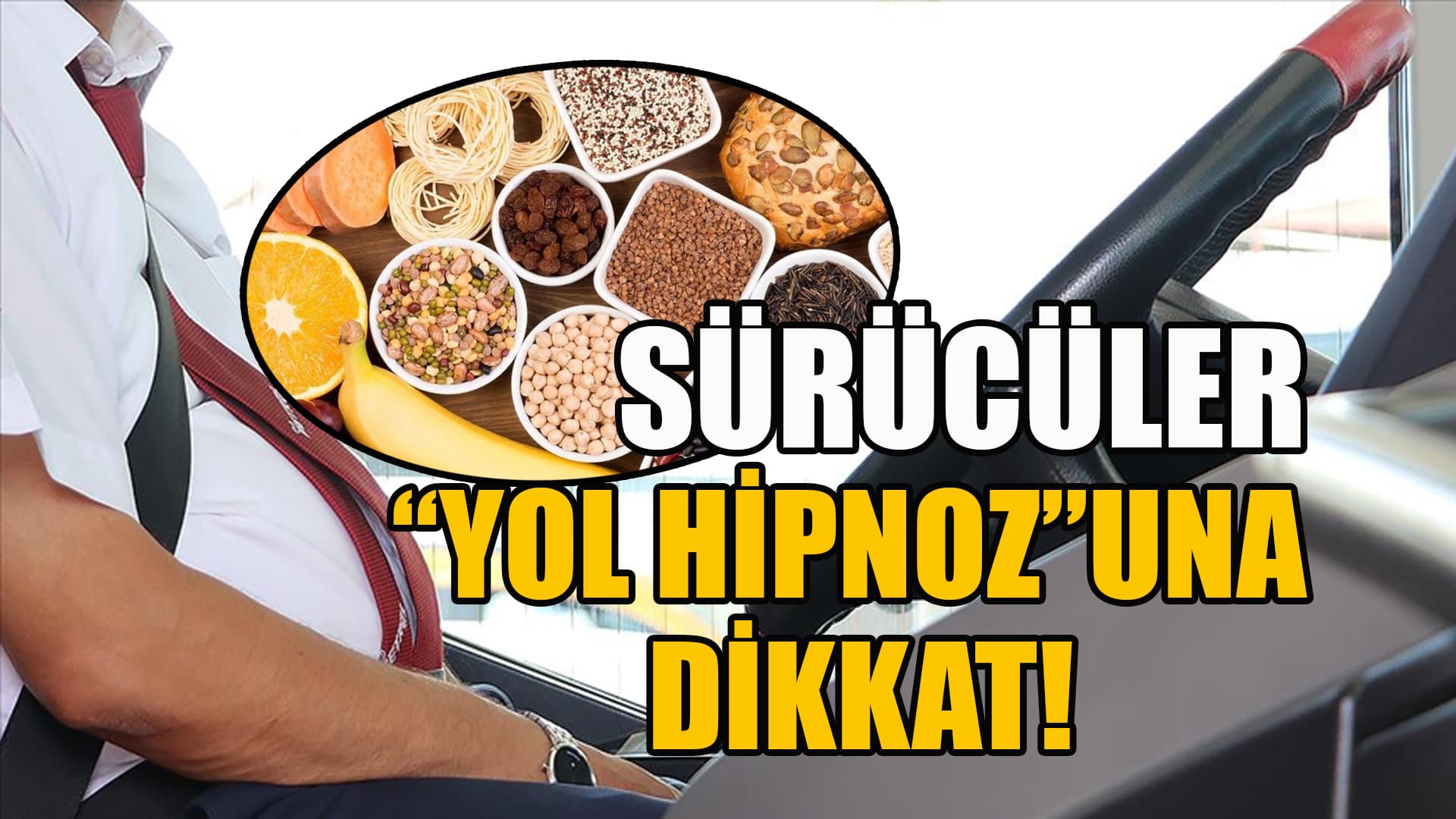 Sürücülere "Yol Hipnozu" Uyarısı Yapıldı