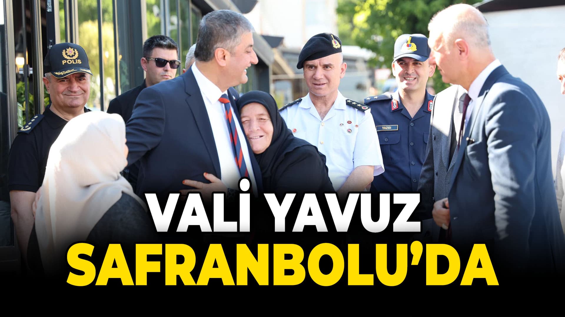 Vali Yavuz Safranbolu’da esnaf ve vatandaşlarla buluştu