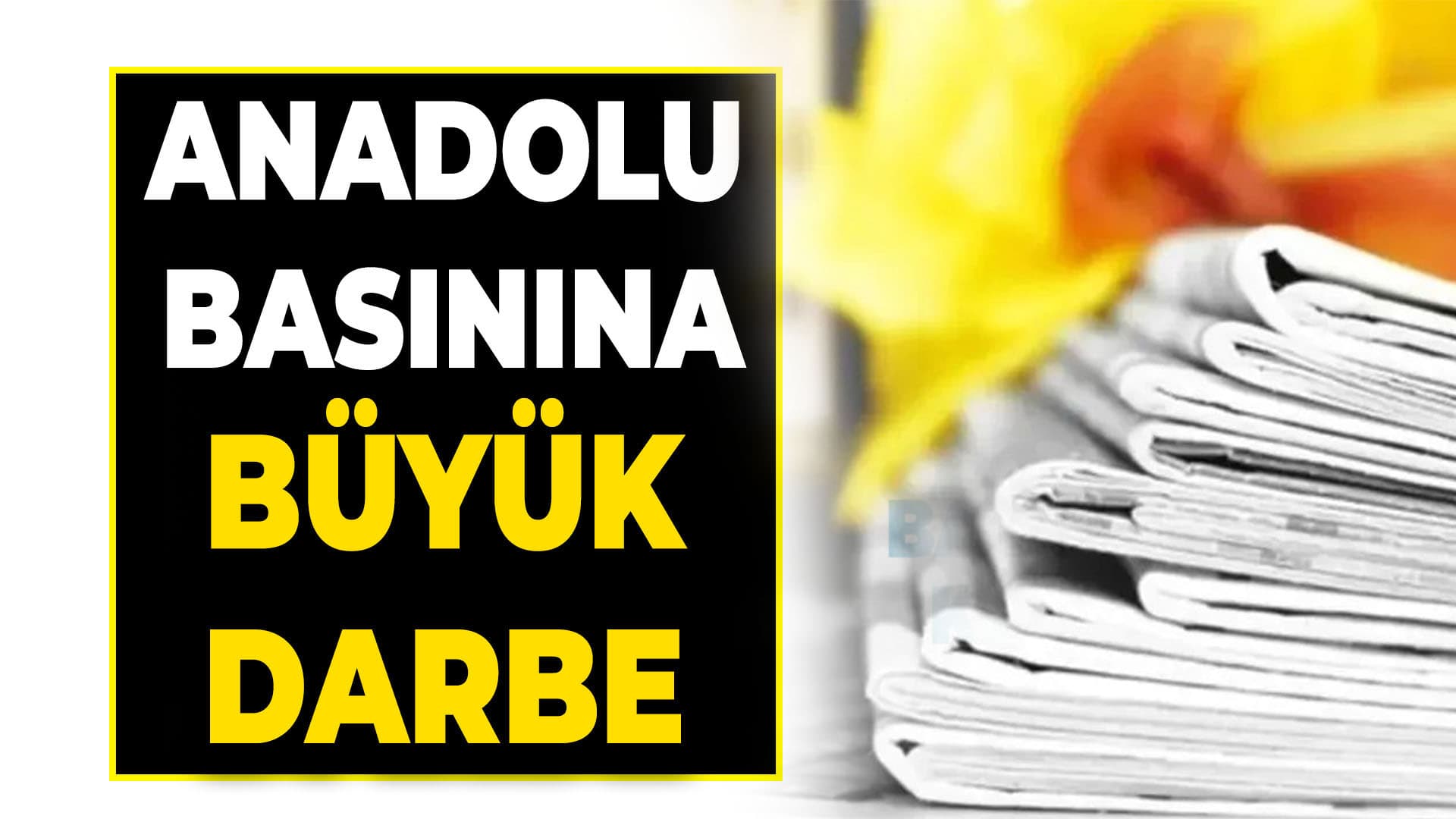 TÜRK MÜHENDİS VE MİMAR ODALARI BİRLİĞİ’DEN ANADOLU BASININA BÜYÜK DARBE!