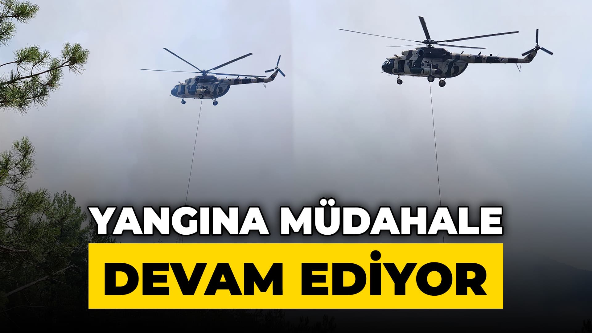 Karabük'te ormanlık alanda çıkan yangına 46 saattir müdahale ediliyor