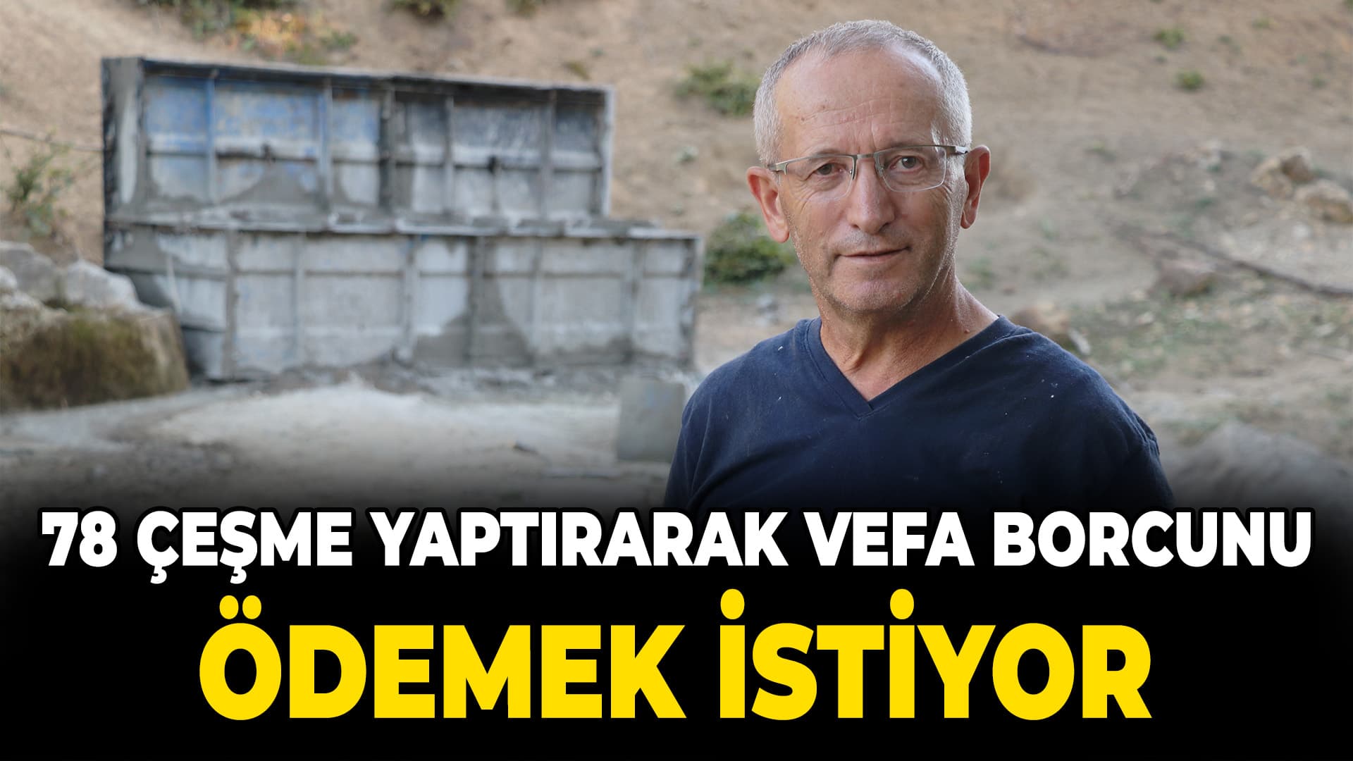 Gurbette başarıyı yakaladı, memleketine 78 çeşme yapacak