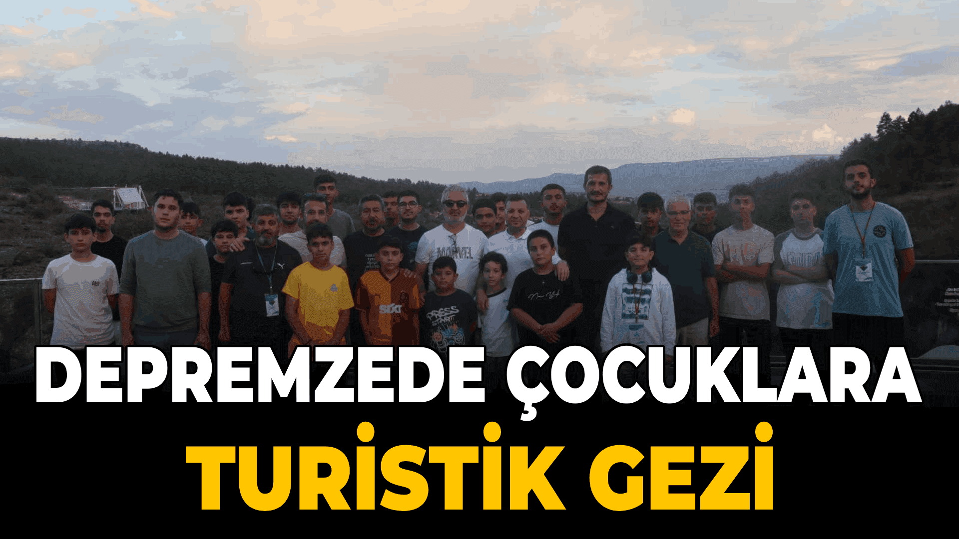 Karabük'e gelen depremzede çocuklar doğal ve turistik alanları gezdi