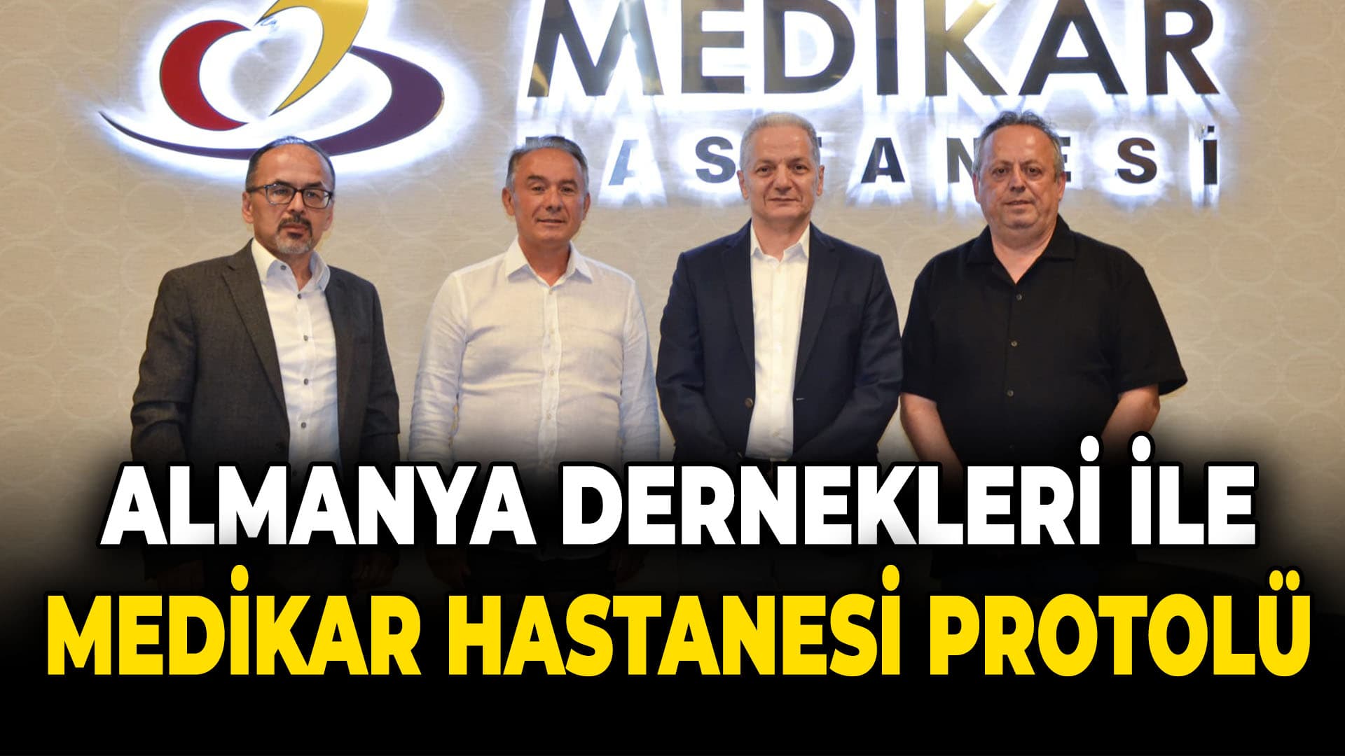 Medikar Hastanesi ile Almanya’daki Dernekler Arasında Sağlık Protokolü İmzalandı