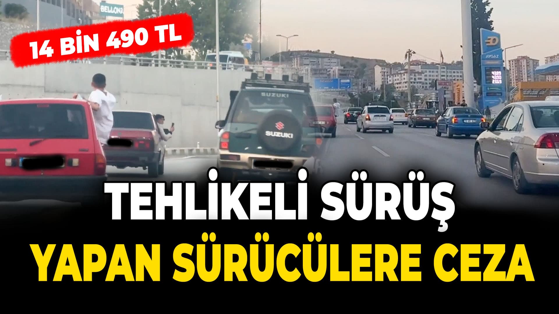 Karabük'te düğün konvoyunda tehlikeli yolculuk yapan sürücülere ceza