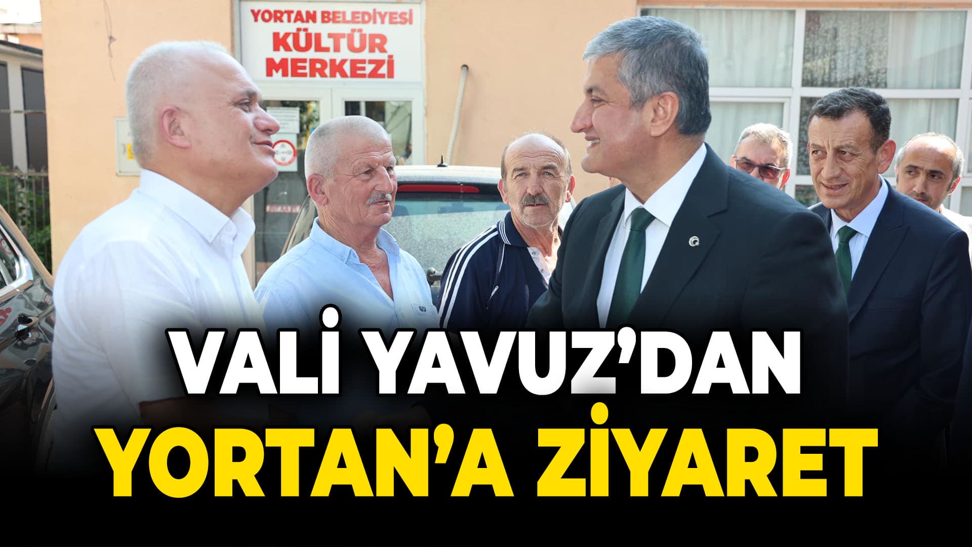 Vali Mustafa Yavuz, Yortan Belediye Başkanlığı’nı Ziyaret Etti