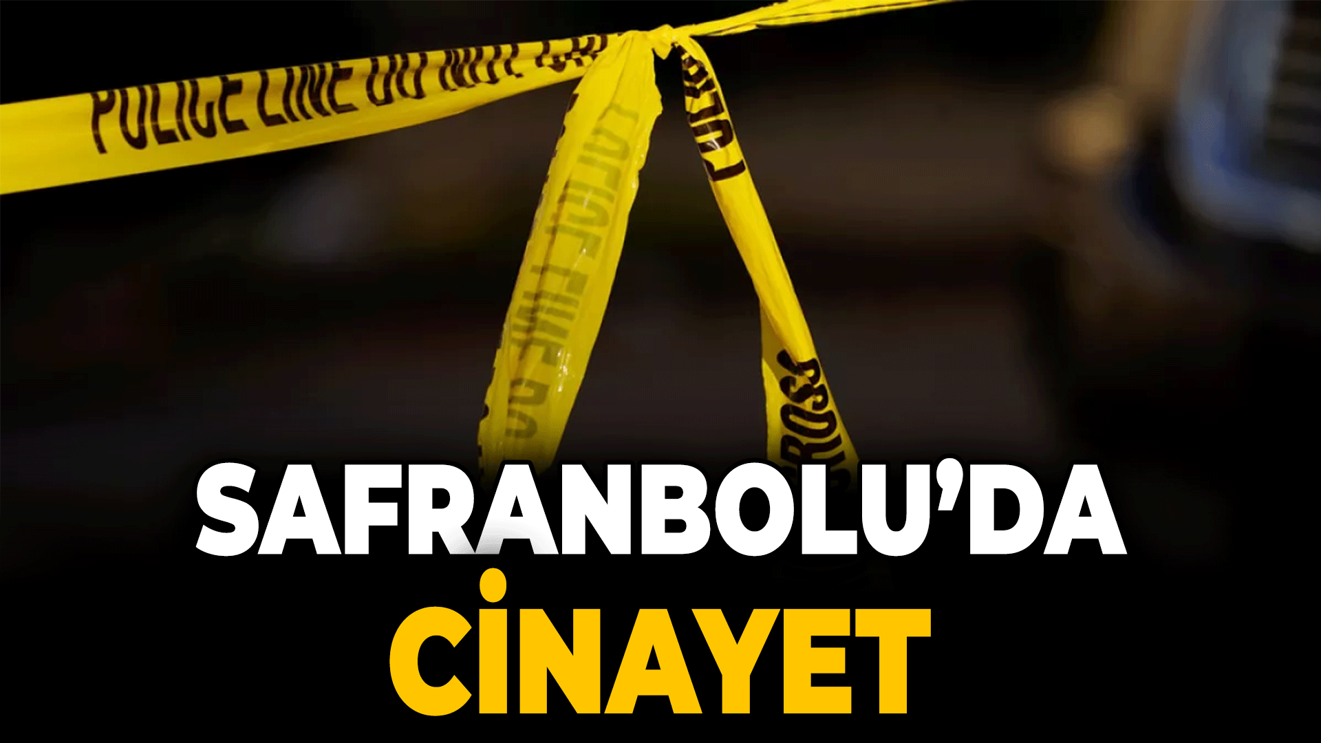 Karabük'te bir kişi tüfekle vurularak öldürüldü