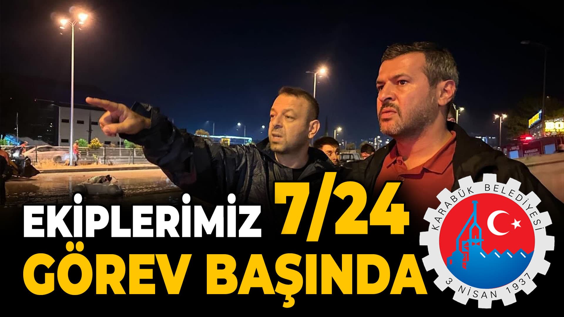 Başkan Çetinkaya “Ekiplerimiz 7/24 görev başında”