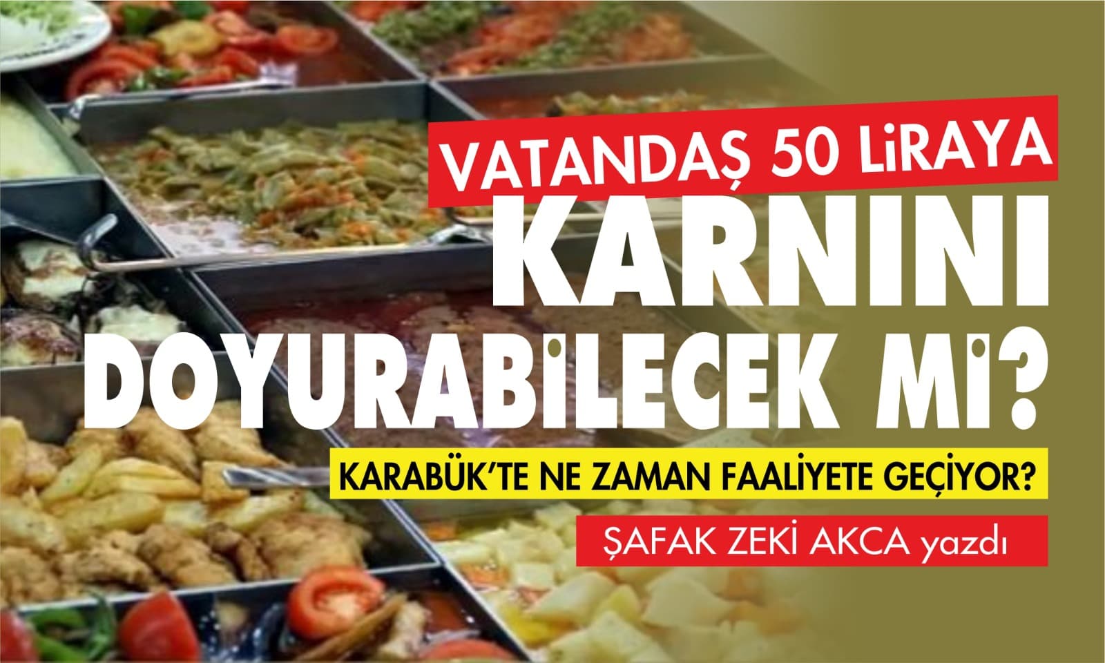 Kent Lokantaları Ne Zaman Geliyor?
