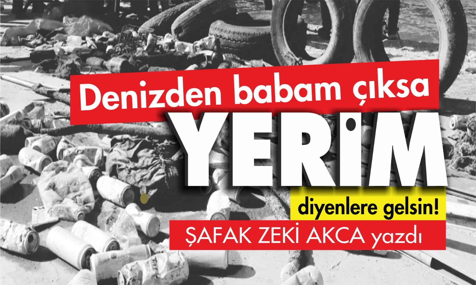 Denizden babam çıksa yerim diyenlere gelsin!