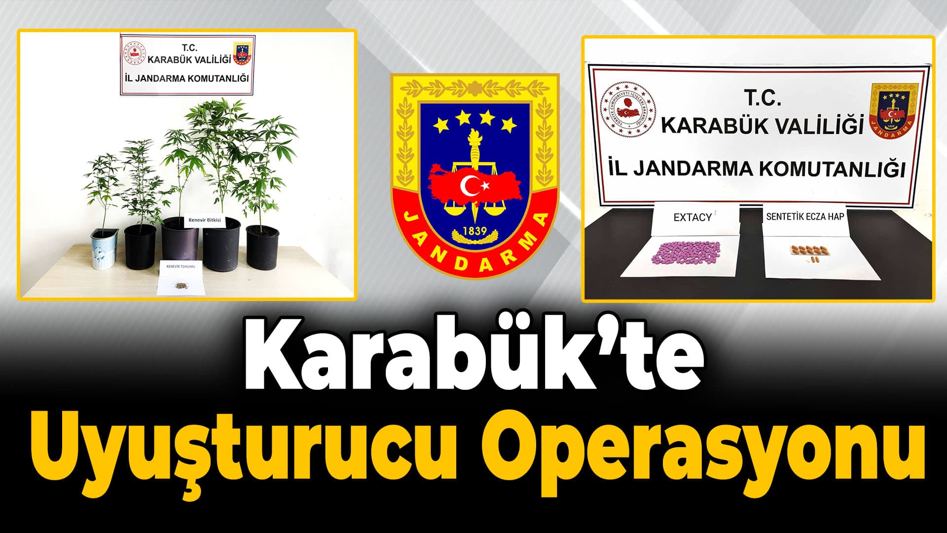 Karabük'teki uyuşturucu operasyonlarında 2 şüpheli yakalandı