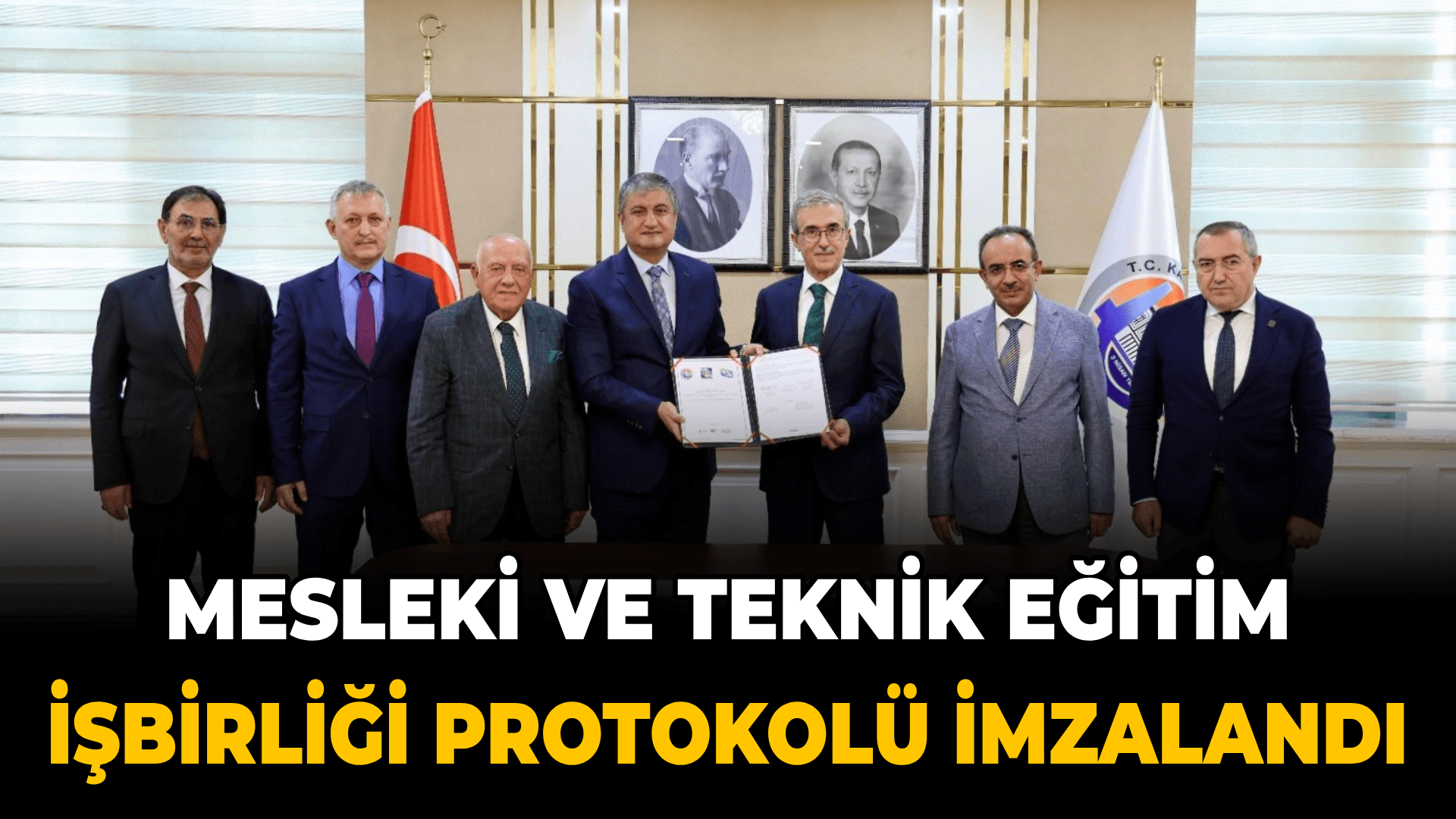 Karabük'te mesleki ve teknik eğitim işbirliği protokolü imzalandı