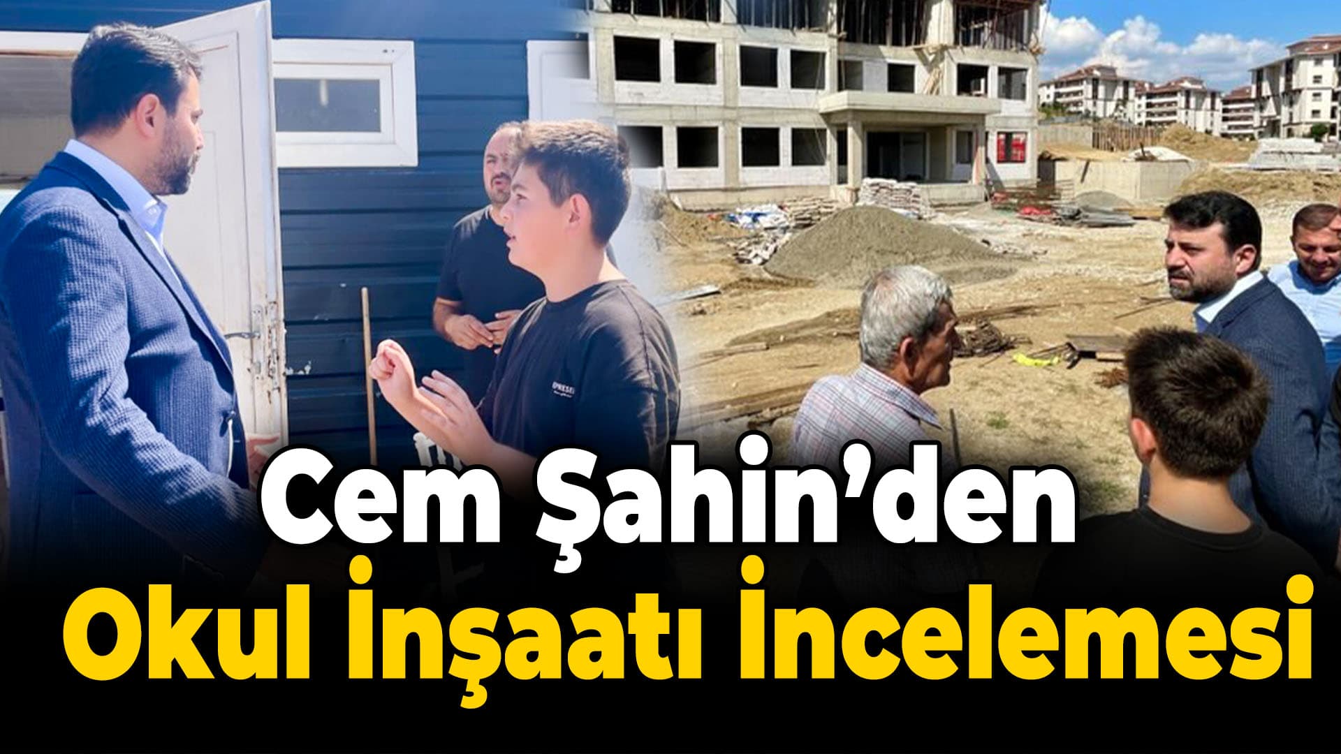 Milletvekili Şahin, Belen TOKİ'de Okul İnşaatını İnceledi