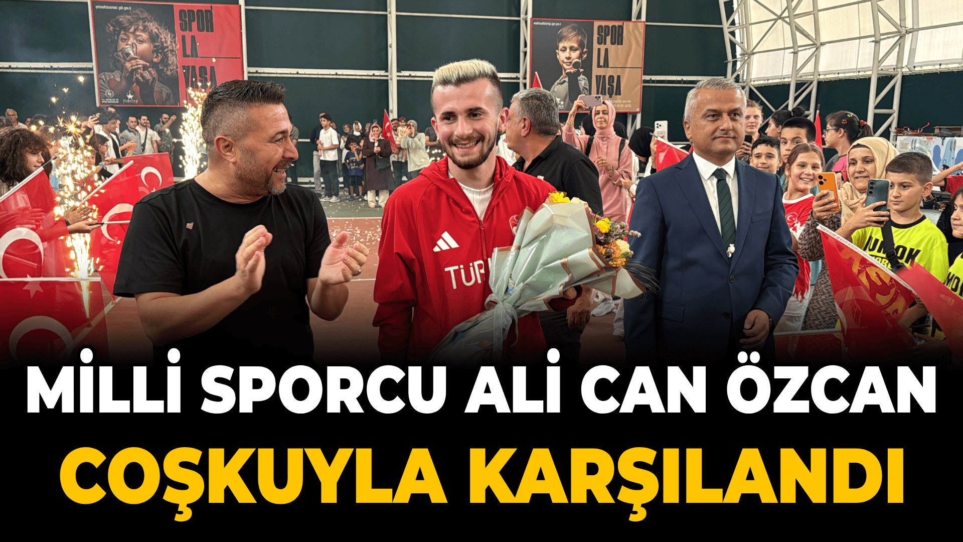 Paris'te gümüş madalya kazanan para tekvandocu Özcan, Karabük'te sporcularla buluştu