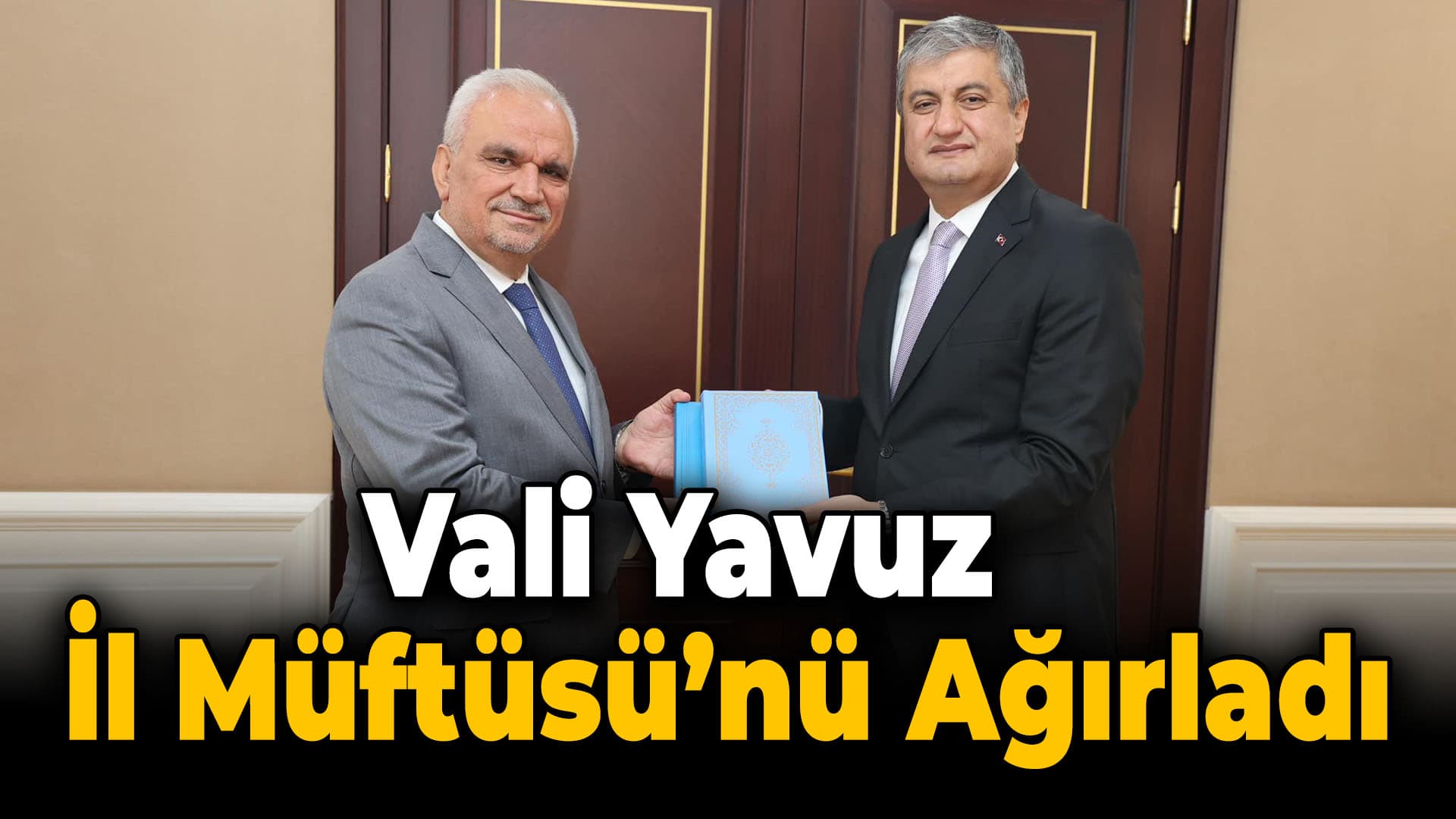 Müftü Ali Erhun'dan Vali Yavuz'a Ziyaret