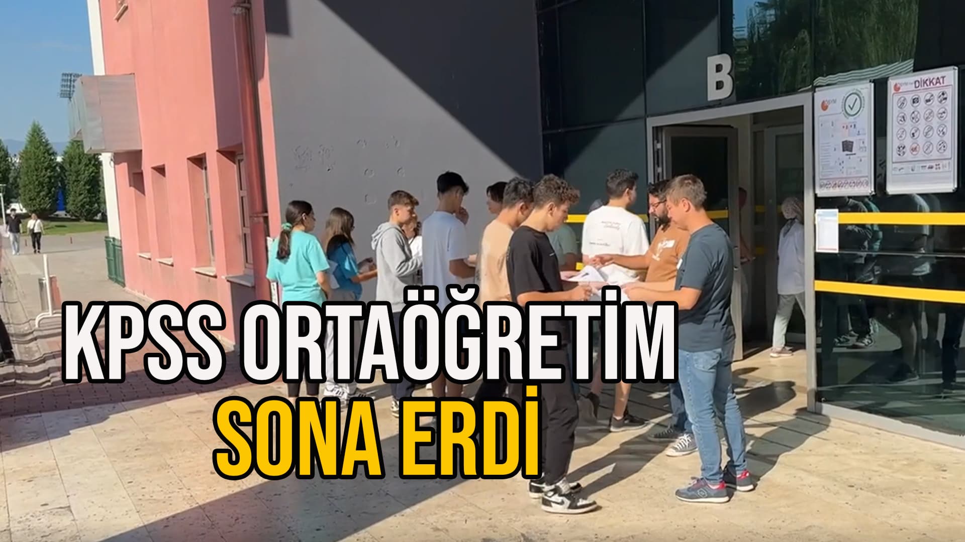KPSS Ortaöğretim Gerçekleştirildi